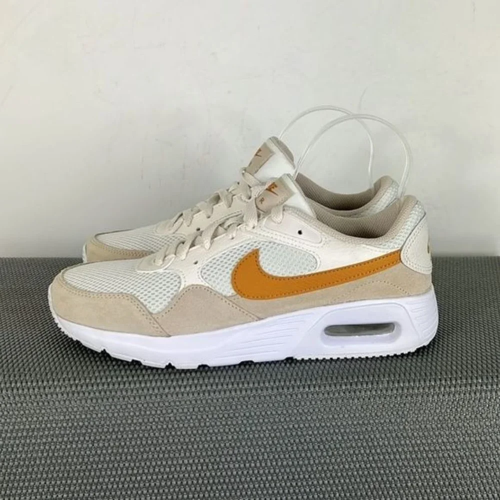 NEW Nike mustard yellow white air max SC minimalist athletic shoes various sizes_4